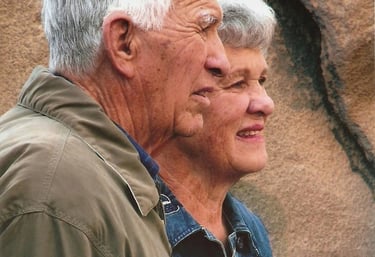 Treasures Lives, the biography of Raymond & Billie Ruth Rhodes by Leslie Stuart and Ned Rhodes
