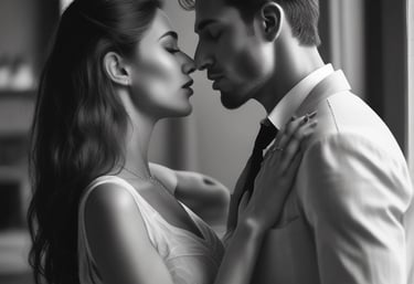 Happy couple sharing a warm moment, symbolizing renewed intimacy and connection.