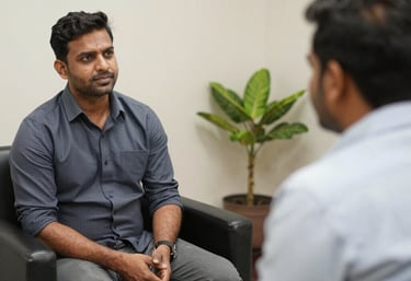 a man riding a skateboard down a street next to tall buildings