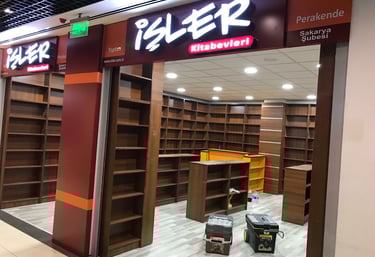 işler, kitabevleri raf