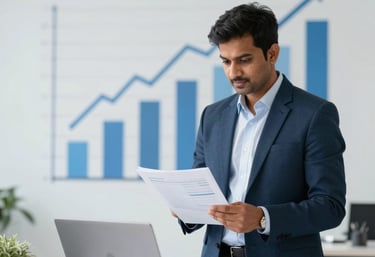 A friendly advisor explaining CGTMSE loan eligibility to a small business owner.