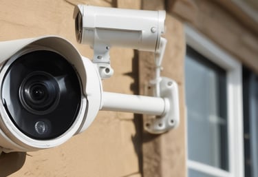 A modern storage facility with various sized units.