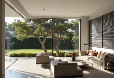 A modern residential condominium with spacious green areas and luxury homes in Brasília.