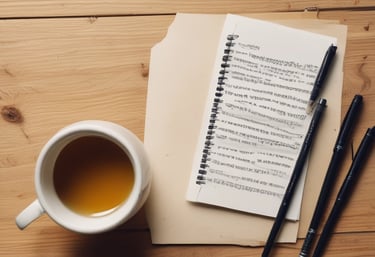 A serene workspace with a laptop, plants, and natural light reflecting creativity and calm.