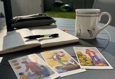 tarot cards workshop and retreat outdoors and online