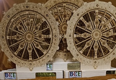 Handcrafted wooden trophies