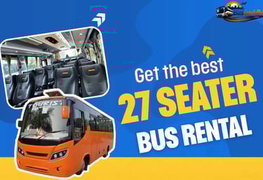 27 seater luxury bus interior and exterior view