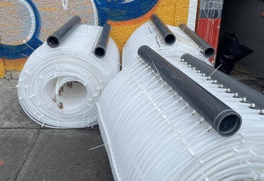 Fabricación para pista de hielo