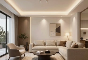 Detailed lux heatmap overlay on a commercial building facade highlighting optimized light distribution.