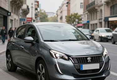 A warm, inviting driving school classroom with a female instructor smiling and engaging with diverse students.