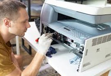 SK Computer Technician Repairing Printer and Scanner in Noida