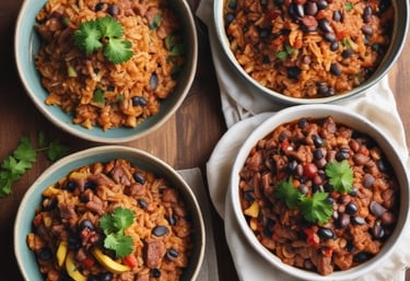 A colorful Mexican healthy meal plate with eggs, nopales, avocado salad, and fresh vegetables.