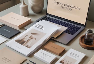 identidad visual. Mockup de marca