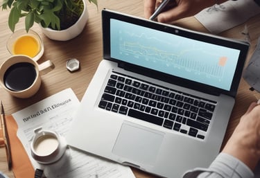 A professional advisor engaging warmly with a client over investment planning documents.