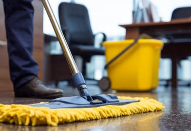 Janitorial services warehouse Fraser Valley sanitation team