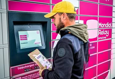 retrait et livraison de colis en locker Mondial Relay sur livraion.io