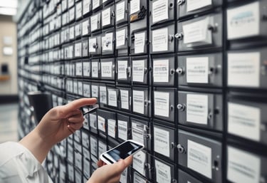 A sleek dashboard displaying AI analytics and customer data trends.