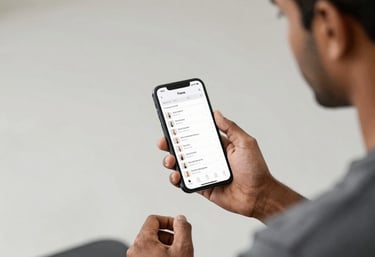 Focused man lifting weights with intense determination in a sleek gym setting.