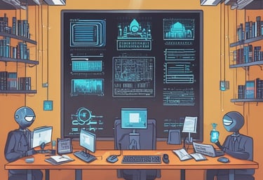 Grid-based layout of security architecture diagrams in monochrome with green accents.