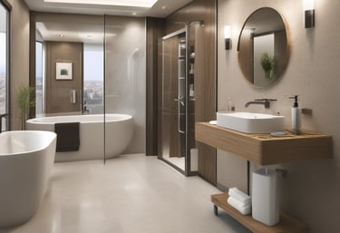 A clean and modern production line with workers packaging hygiene products.