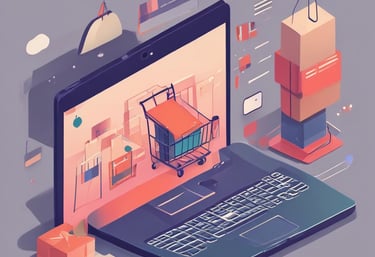 Fashion clothes made from natural fibers hanging neatly in a bright boutique.