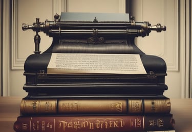 A beautifully designed book cover featuring Albanian cultural motifs on a wooden table.