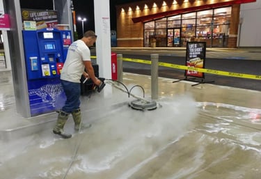 Commercial power washing services in Allentown, Bethlehem and Easton PA
