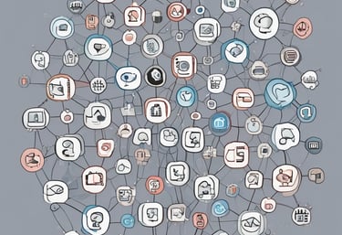 A cozy workspace with a laptop, notebook, and coffee cup, inspiring creativity.