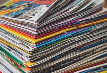 A cozy workspace with a laptop, notebook, and coffee cup, inspiring creativity.