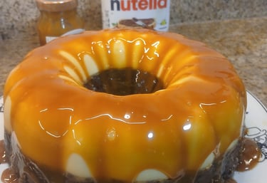 CHOCOFLAN CON BAÑO DE CARAMELO