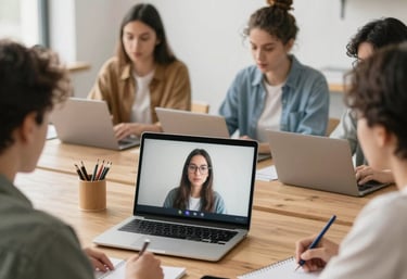 A cozy study space with English books and a notebook ready for learning.