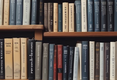 A clean and simple website page showing clickable book covers about investments.