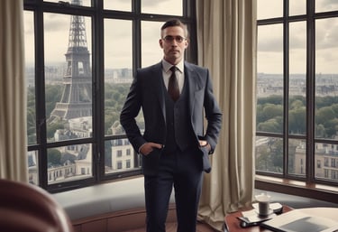 A professional team discussing insurance solutions in a modern office.