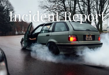 a car with a person standing in front of a car - KamBri Solutions