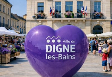 sphère géante pour décoration urbaine