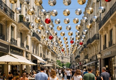 Boules décoratives suspendues