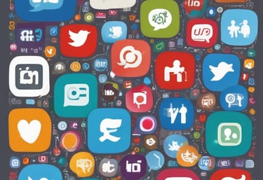 Close-up of hands analyzing social media metrics on a tablet.