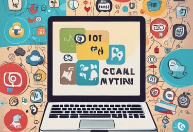 Close-up of hands analyzing social media metrics on a tablet.