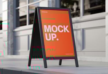 Chevalet de trottoir