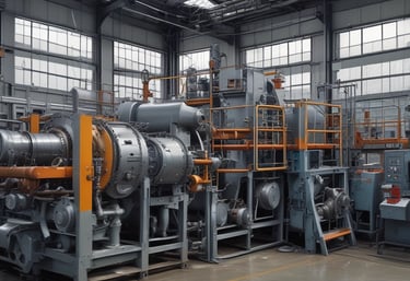 A warm, inviting office space with team members collaborating around a table.