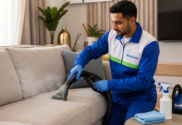 خدمة تنظيف بالبخار جدة – فريق NoviaClean لتنظيف المجالس والكنب والسجاد