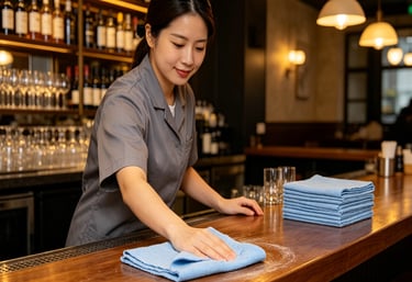Microfiber Countertop Cleaning Cloth