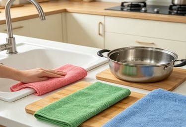 microfiber cleaning cloth for kitchen