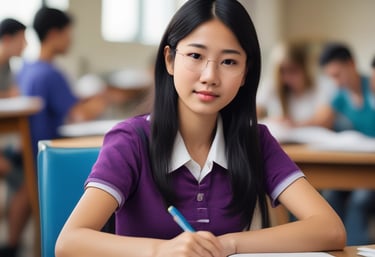 Kids exploring nature during an outdoor field trip with bright smiles.