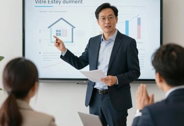 Close-up of hands shaking over a signed real estate contract with keys on the table.