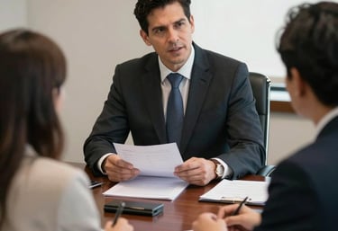 a man riding a skateboard down a street next to tall buildings