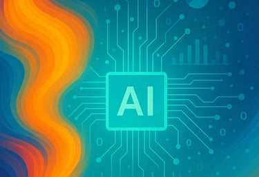 a computer chip chip with a graphic of a processor