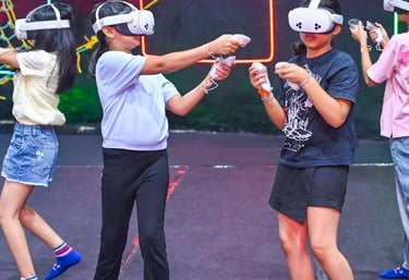 Kids Play Zone & Arcade Games in  Kids Birthday Celebration at Wupi Trampoline Park Gurgaon