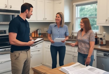 Close-up of a modern whole house water filtration system with clear pipes and filters.