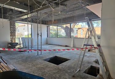 Commerical project work site